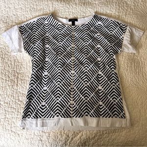 J. Crew Embroidered Top